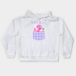 Sorbet on Aqua Kids Hoodie